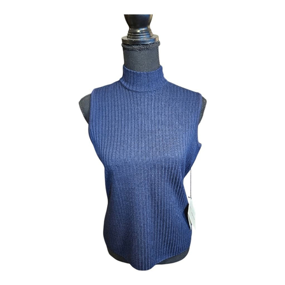 St. John Knit Top, Size S, Navy - Picture 4 of 14